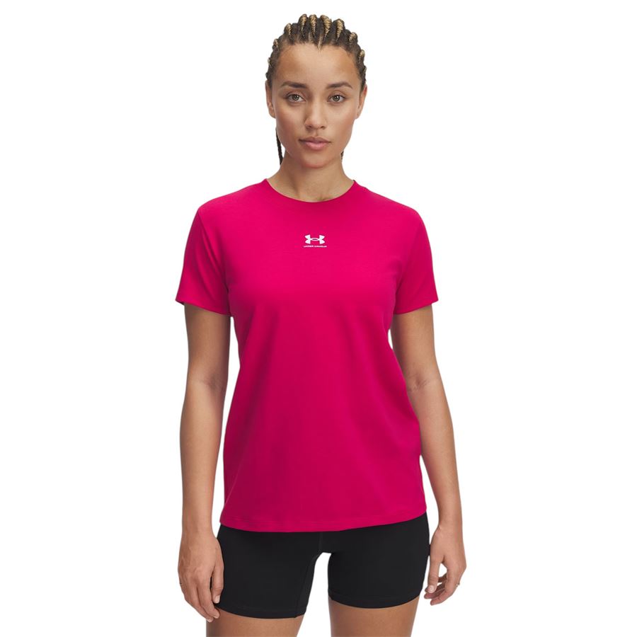 T-shirt a maniche corte UA Rival Core da donna Under Armour | 13836480681